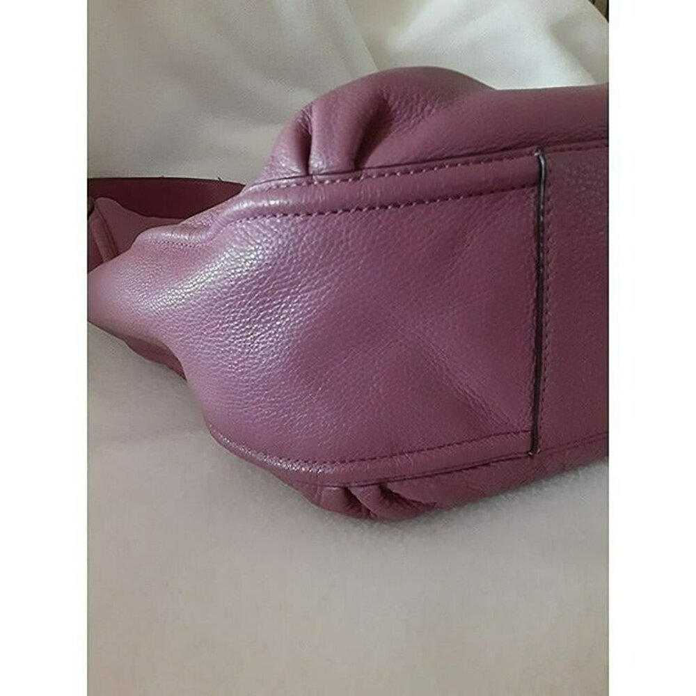 Coach Park Avery Pebbled Leather Hobo Shoulder Bag Purse Tote - Picture 4 of 12